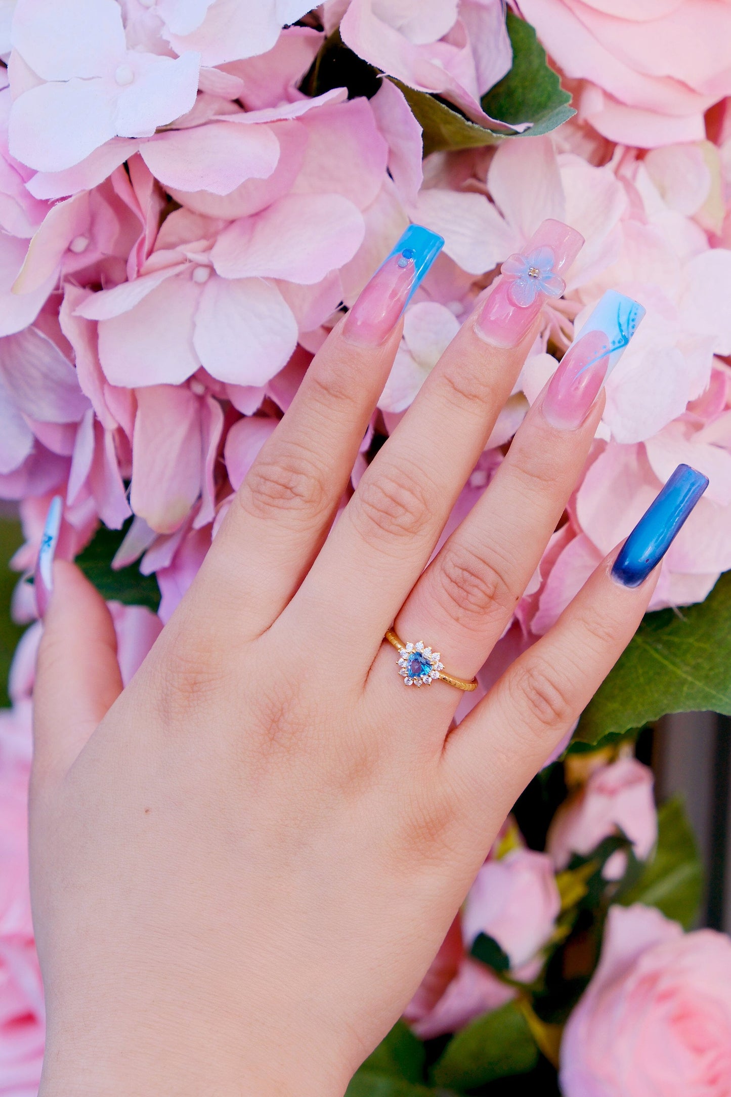 Pippa Heart Sterling Silver Ring Rings mure + grand