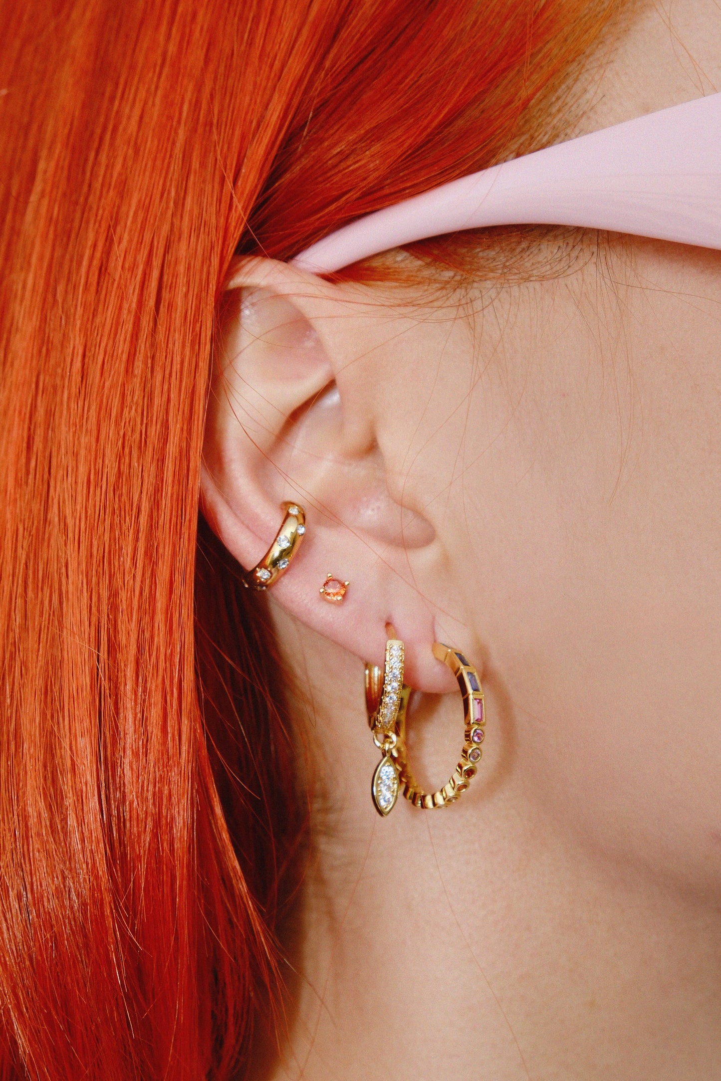 Protect Charm Dangle Earrings Earrings mure + grand