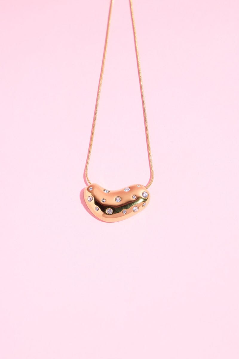 Puff Heart Necklace Necklaces mure + grand