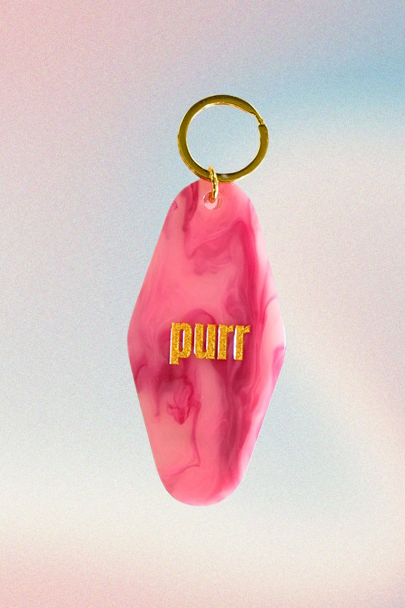 Purr Motel Keychain Keychain mure + grand
