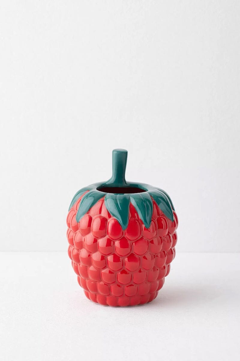 Rasberry Ceramic Vase Home Decor Ban.do