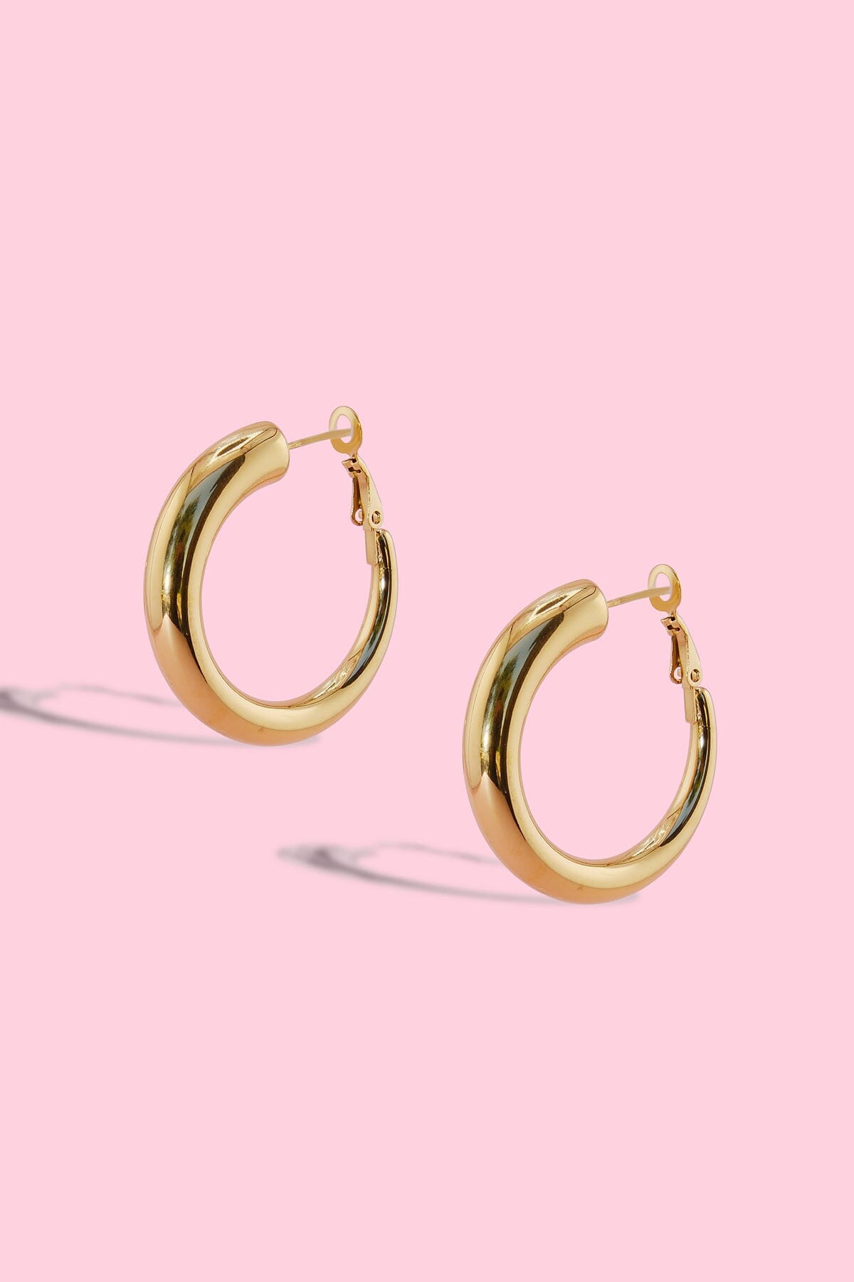 River Classic Hoop Earrings Earrings mure + grand Gold