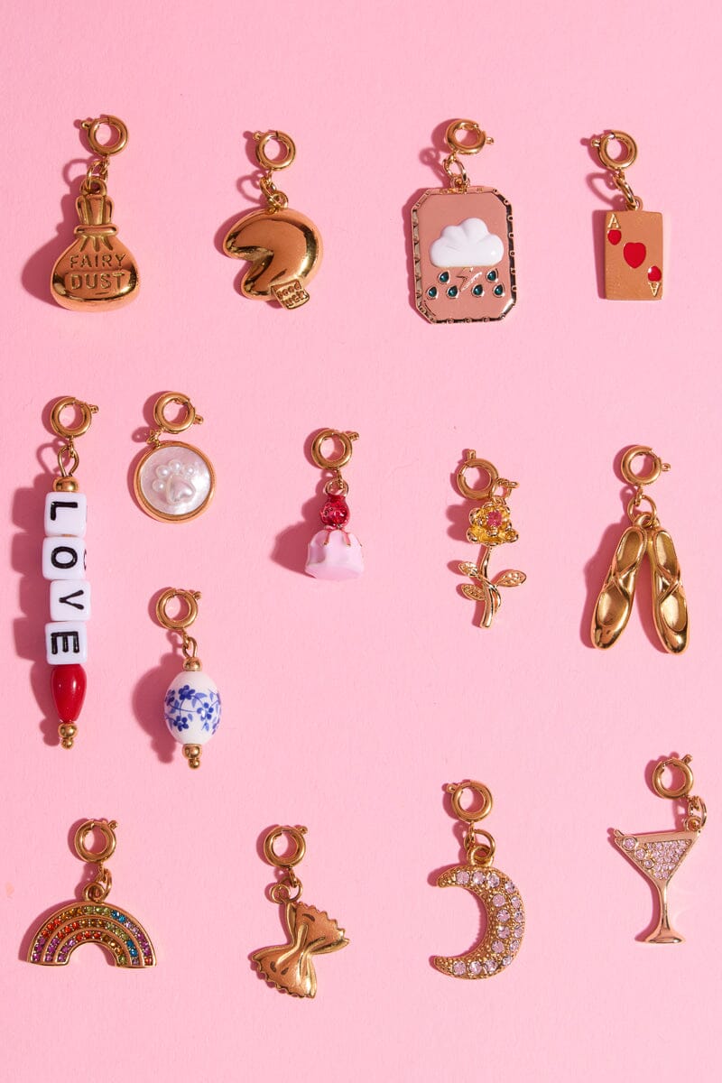 Rose Charm With Spring Clip Mure + Grand