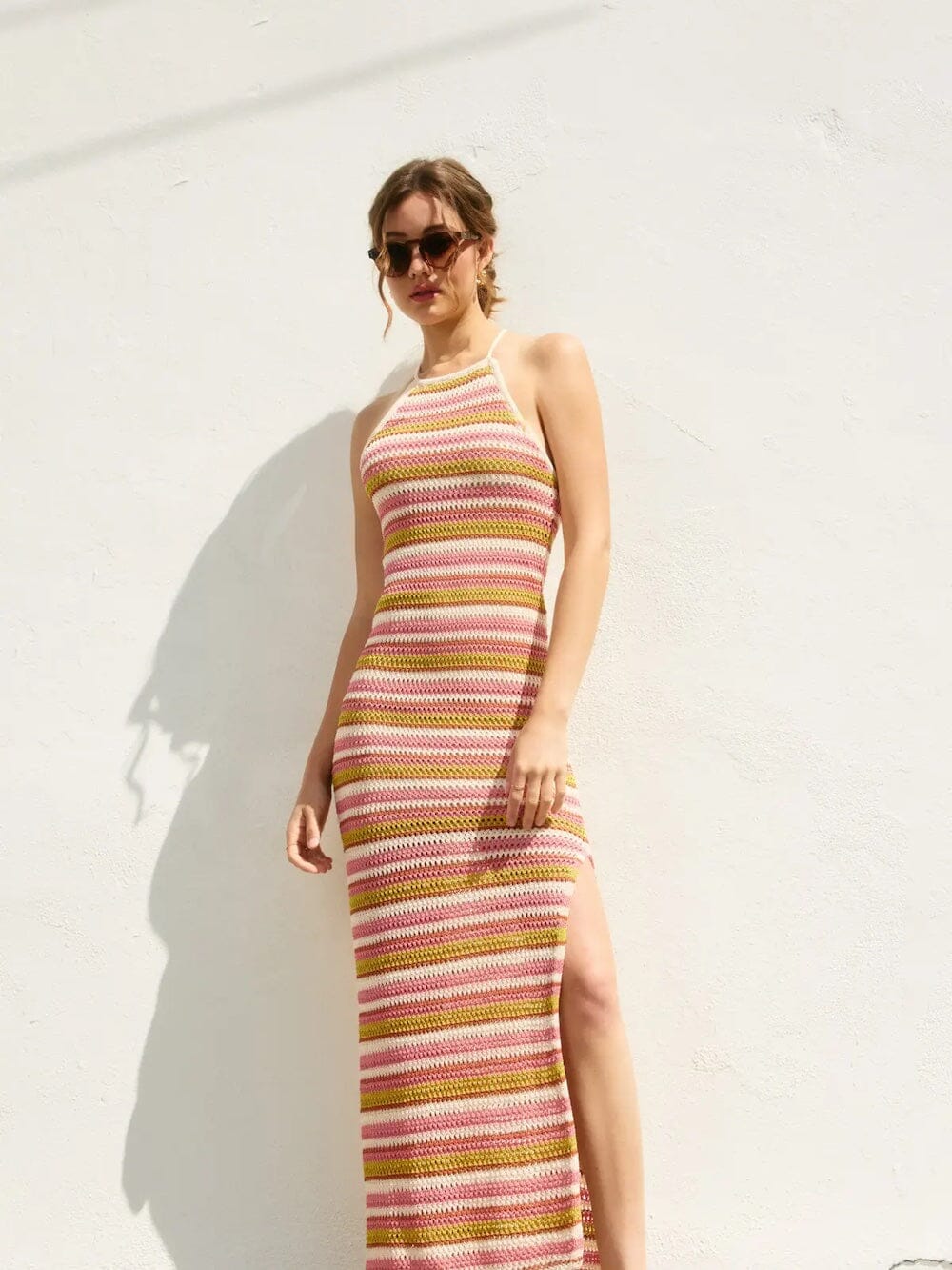 Salome Sun Child Bodycon Maxi Knit Dress Clothing Faire