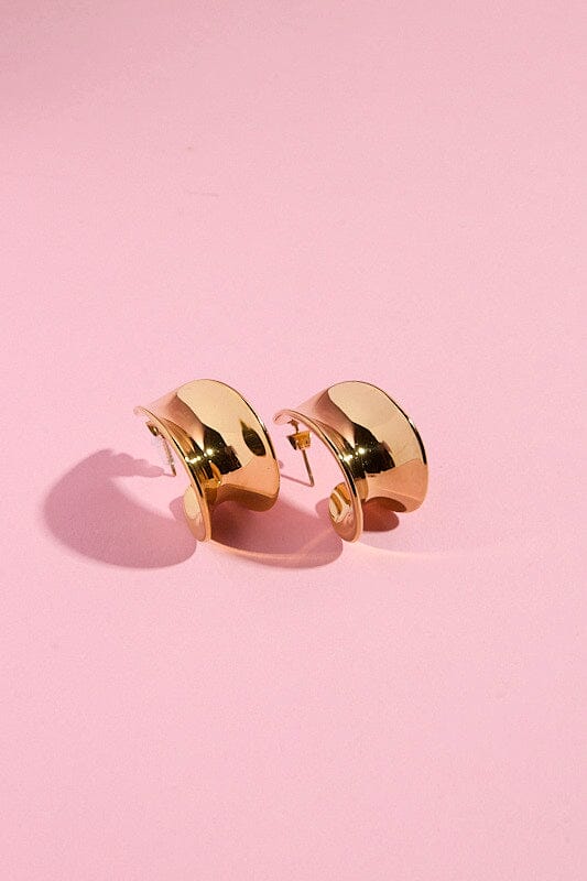 Serenity Scooped Hoop Earrings mure + grand
