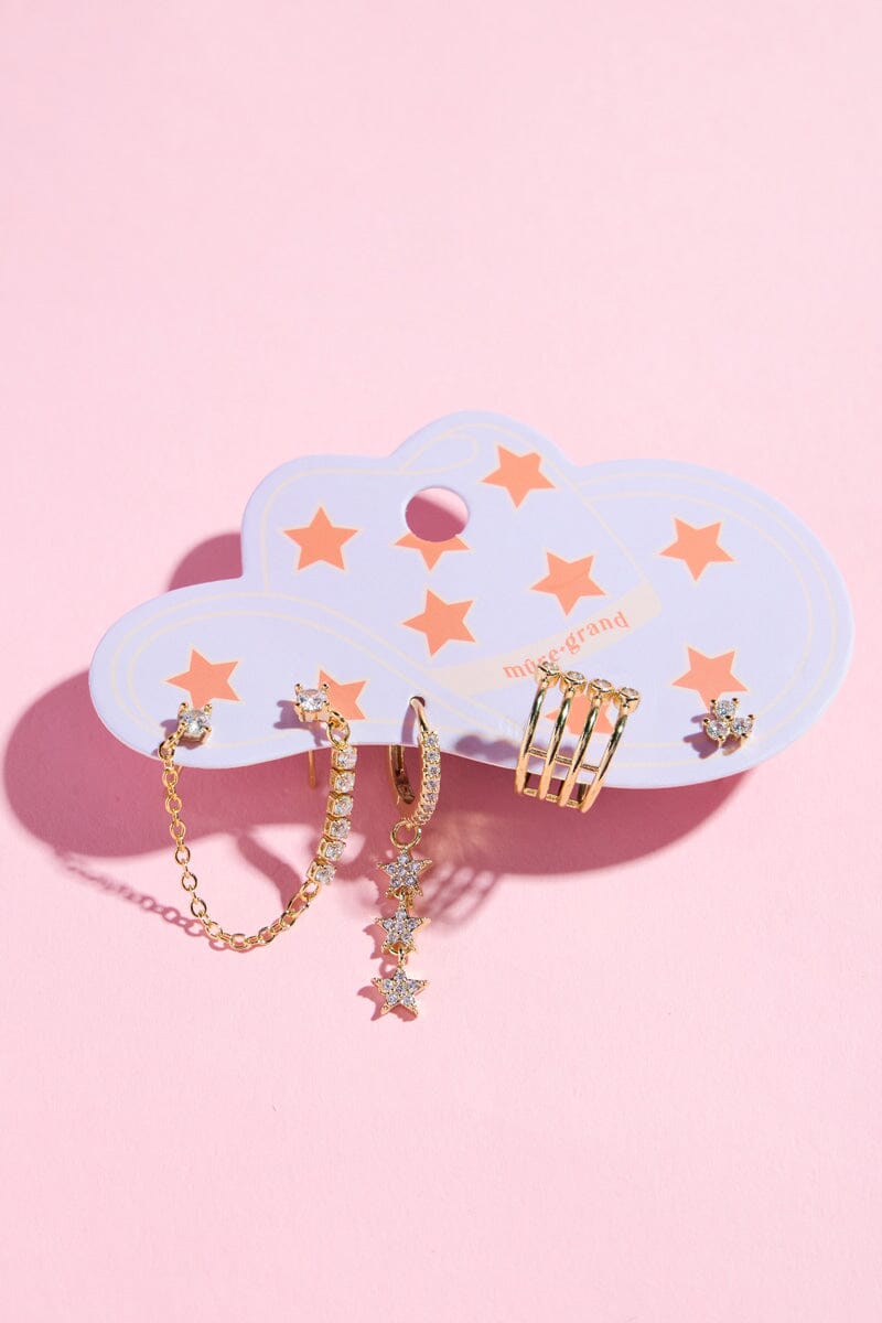 Skyla Earring Set Earrings mure + grand Gold