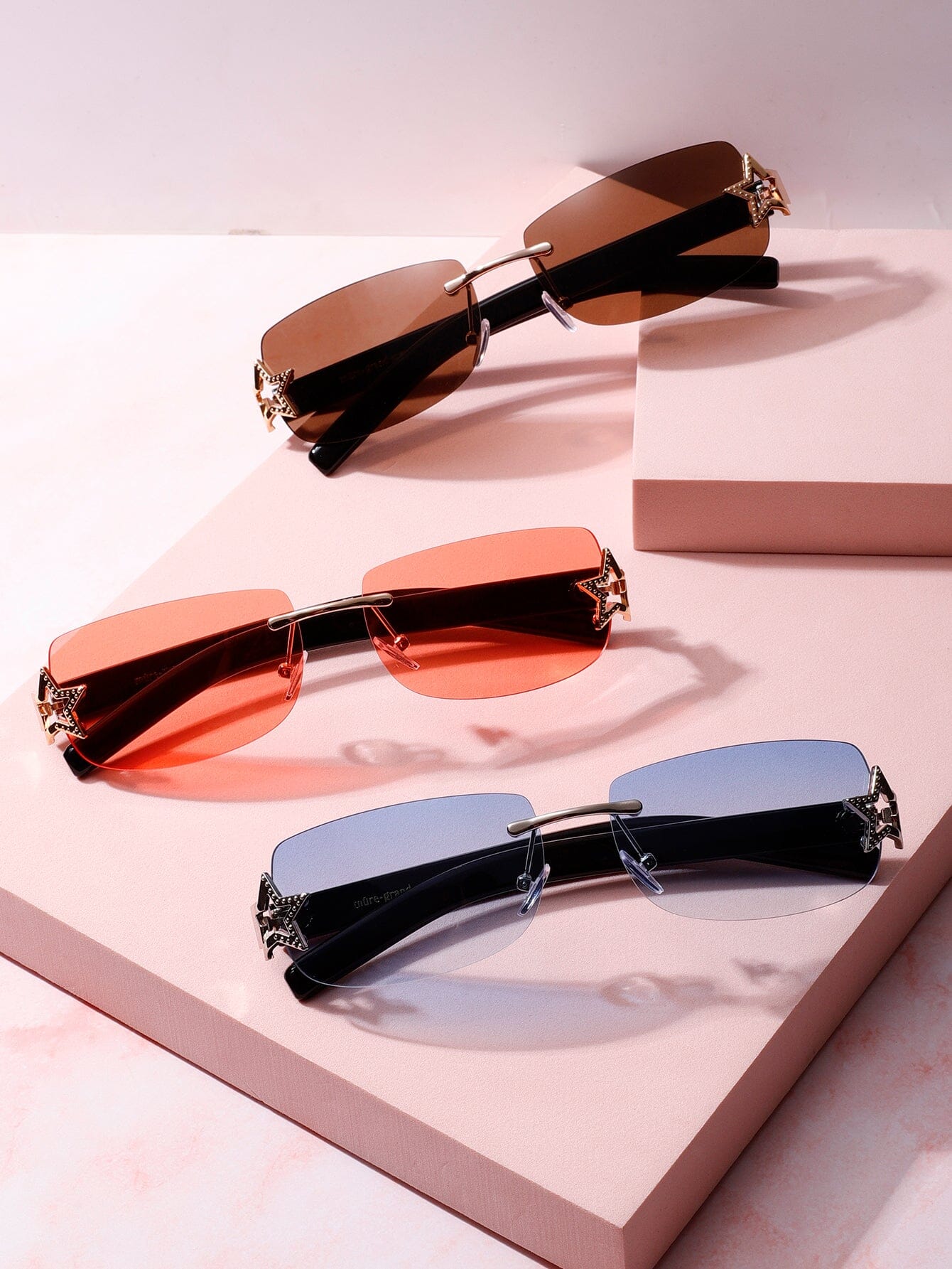 Space Cowboy Rimless Sunglasses Sunglasses mure + grand