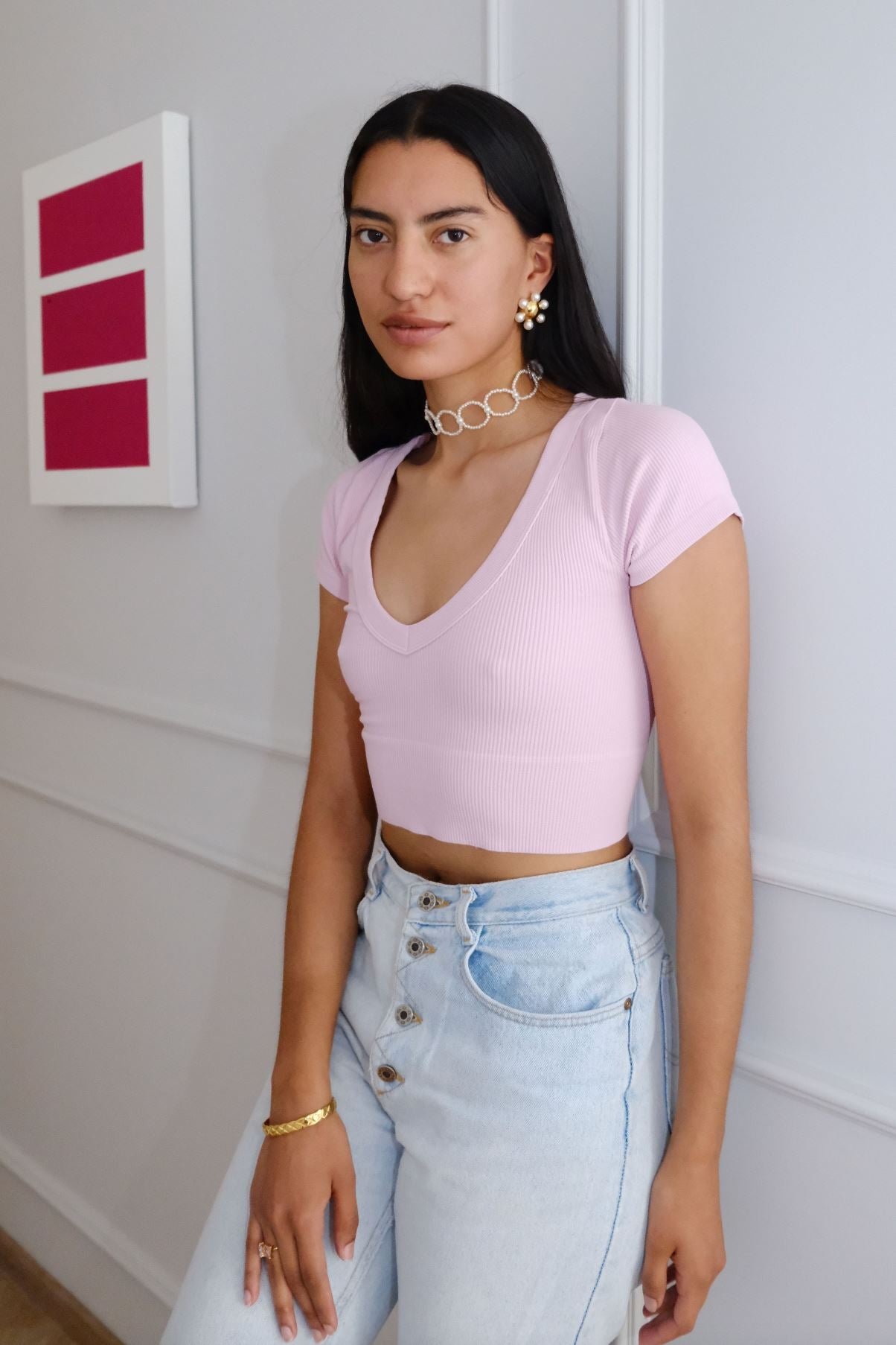 Sunrise Pearl Statement Earrings Earrings mure + grand