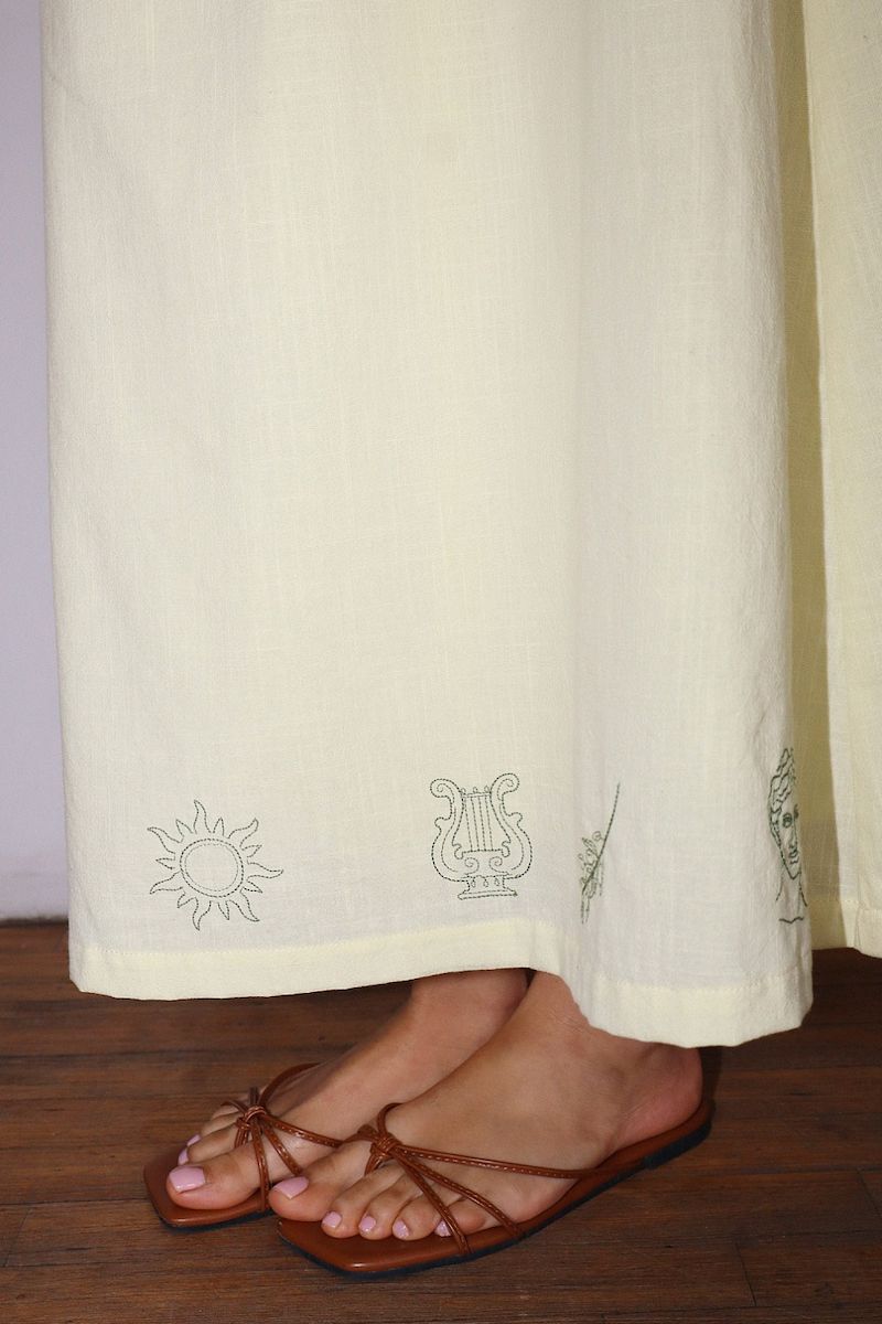 Sunshine Ruched With Embroidery Maxi Tube Dress Clothing Bailey Rose