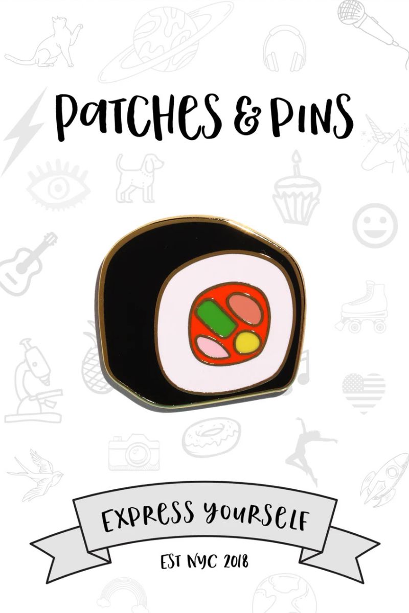Sushi Enamel Pin Enamel Pin Patches & Pins