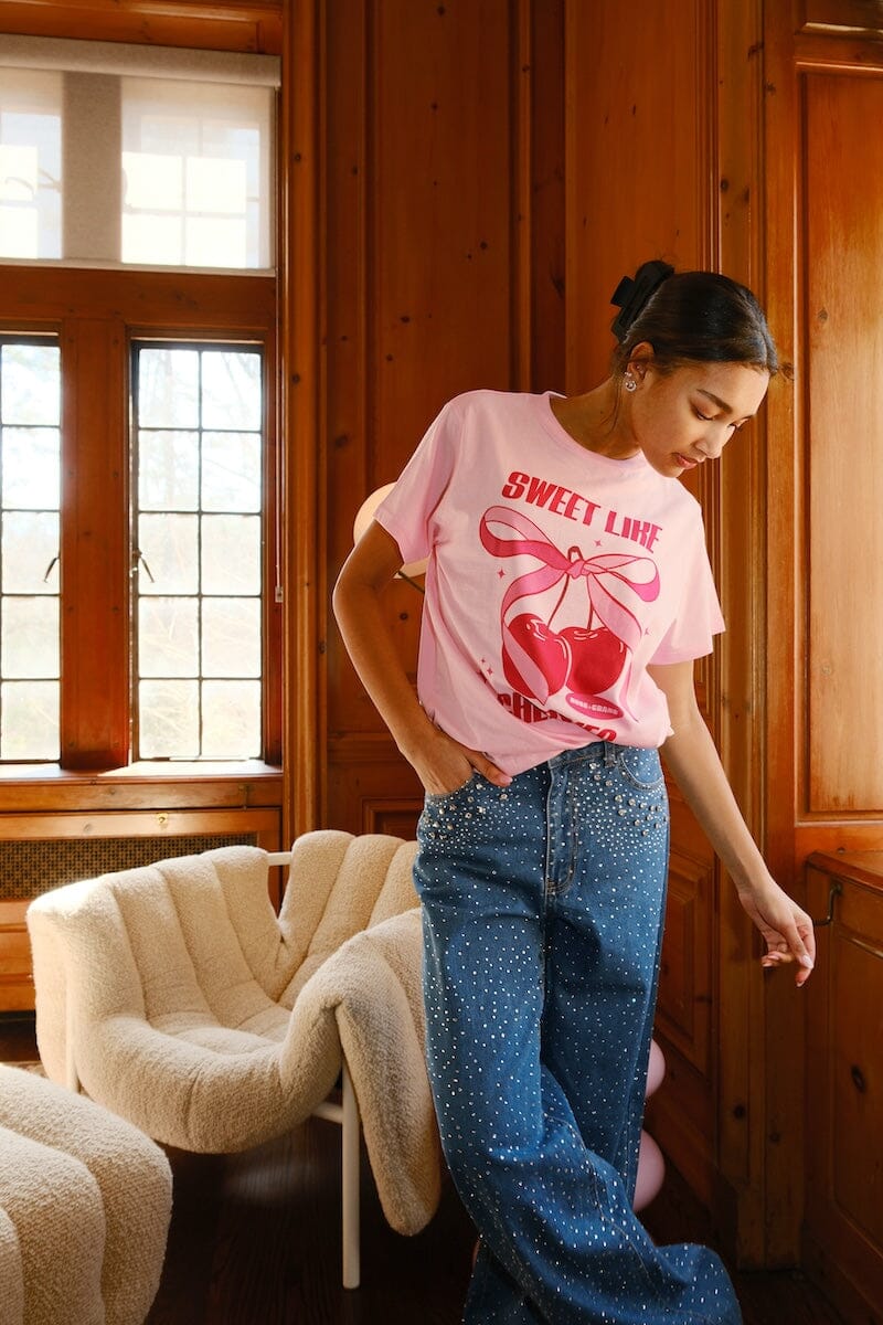 Sweet Like Cherries Graphic T-Shirt t-shirt mure + grand