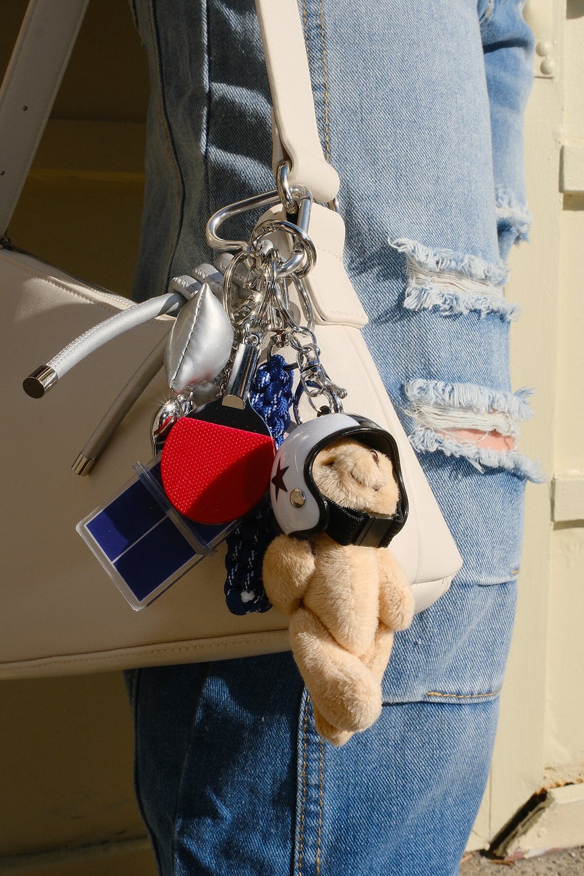 Table Tennis Teddy Bag Charm – Mure + Grand