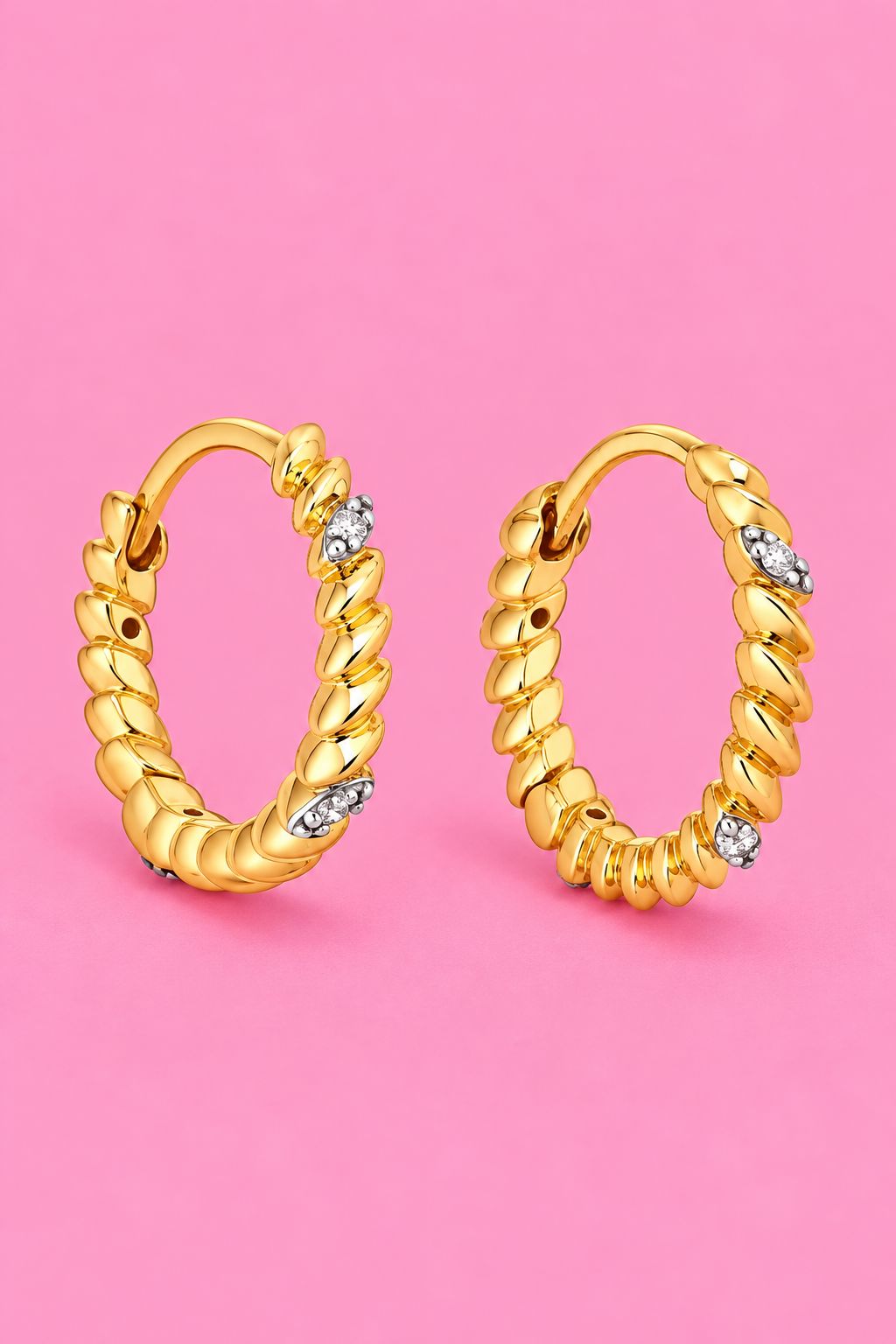 Tangled Up Sterling Silver Hoop Earrings SS Hoop Earrings Mure + Grand