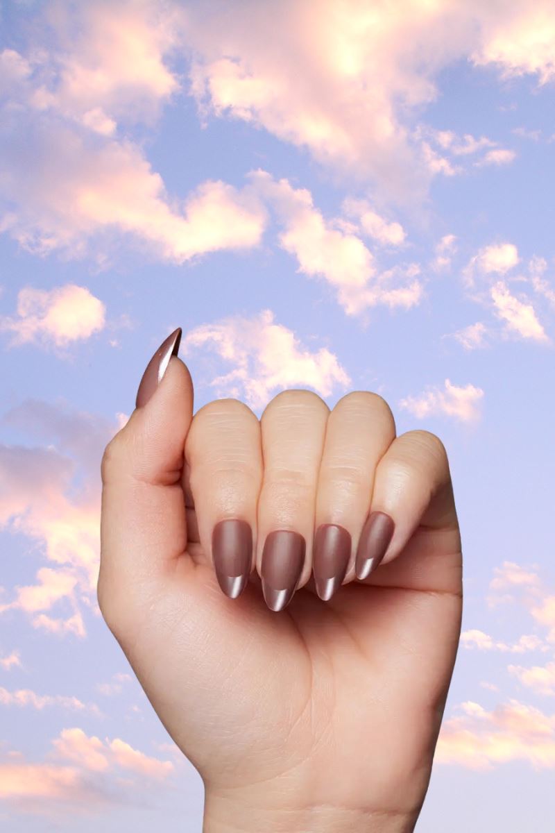 Terra Dark Brown Press-On Nails Nail Glamnetic