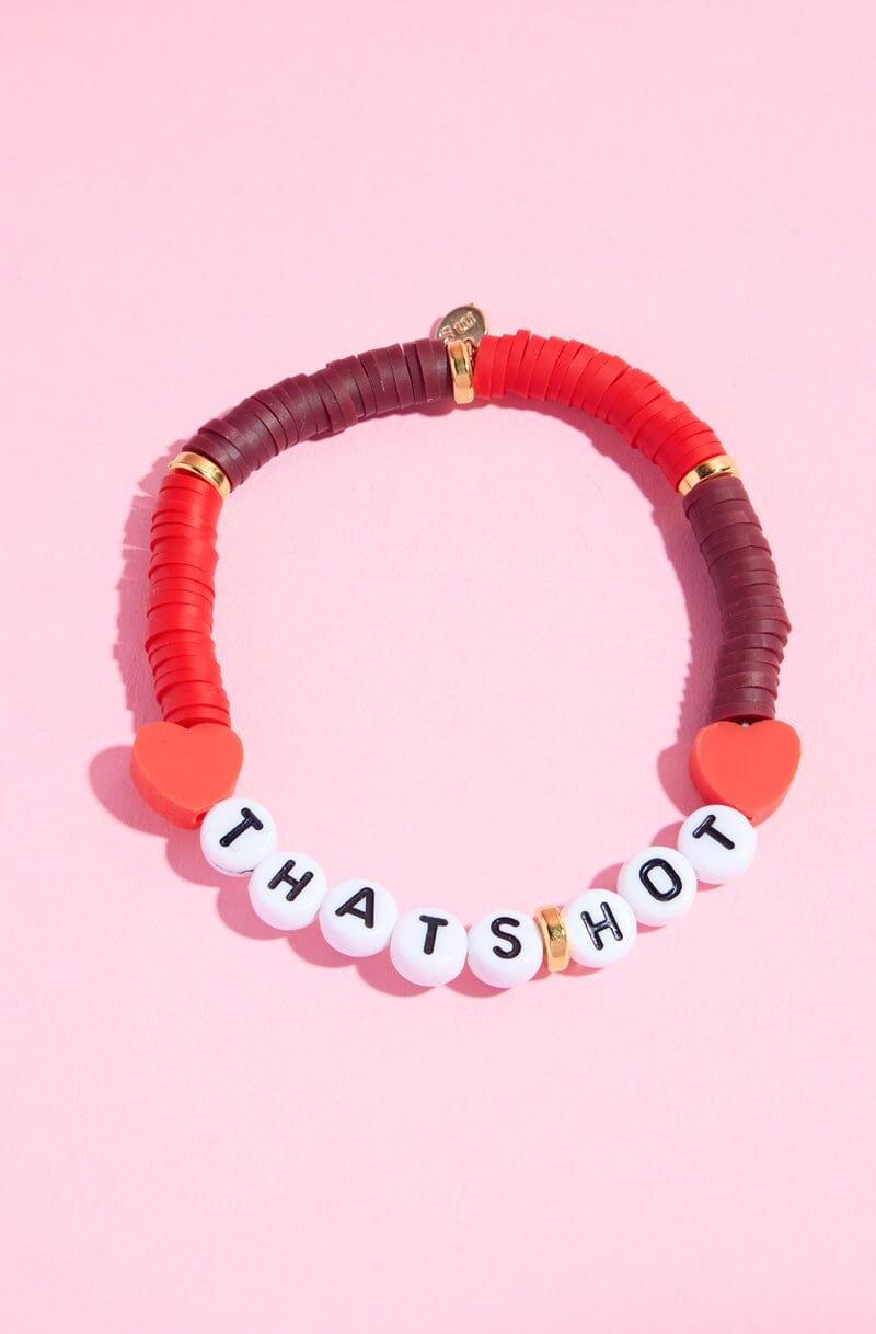 That's Hot Inspirational Beaded Bracelet Bracelet mure + grand