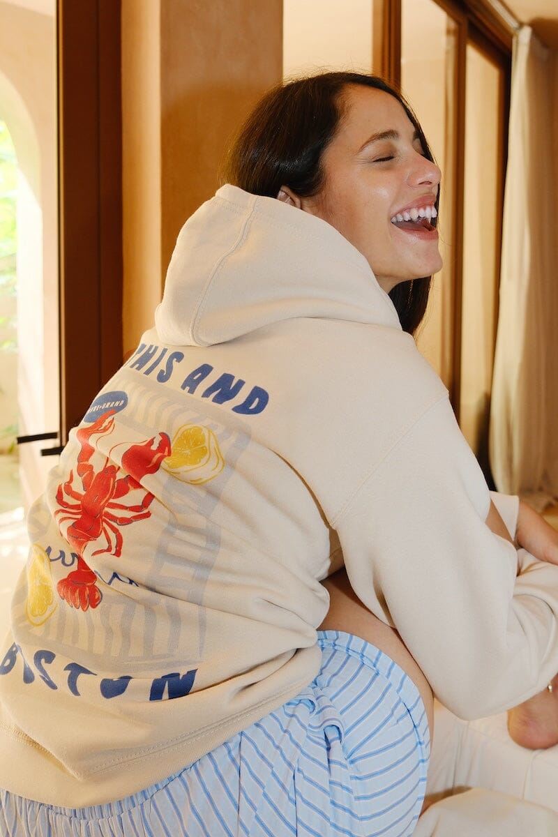 This And Boston Graphic Hoodie mure + grand