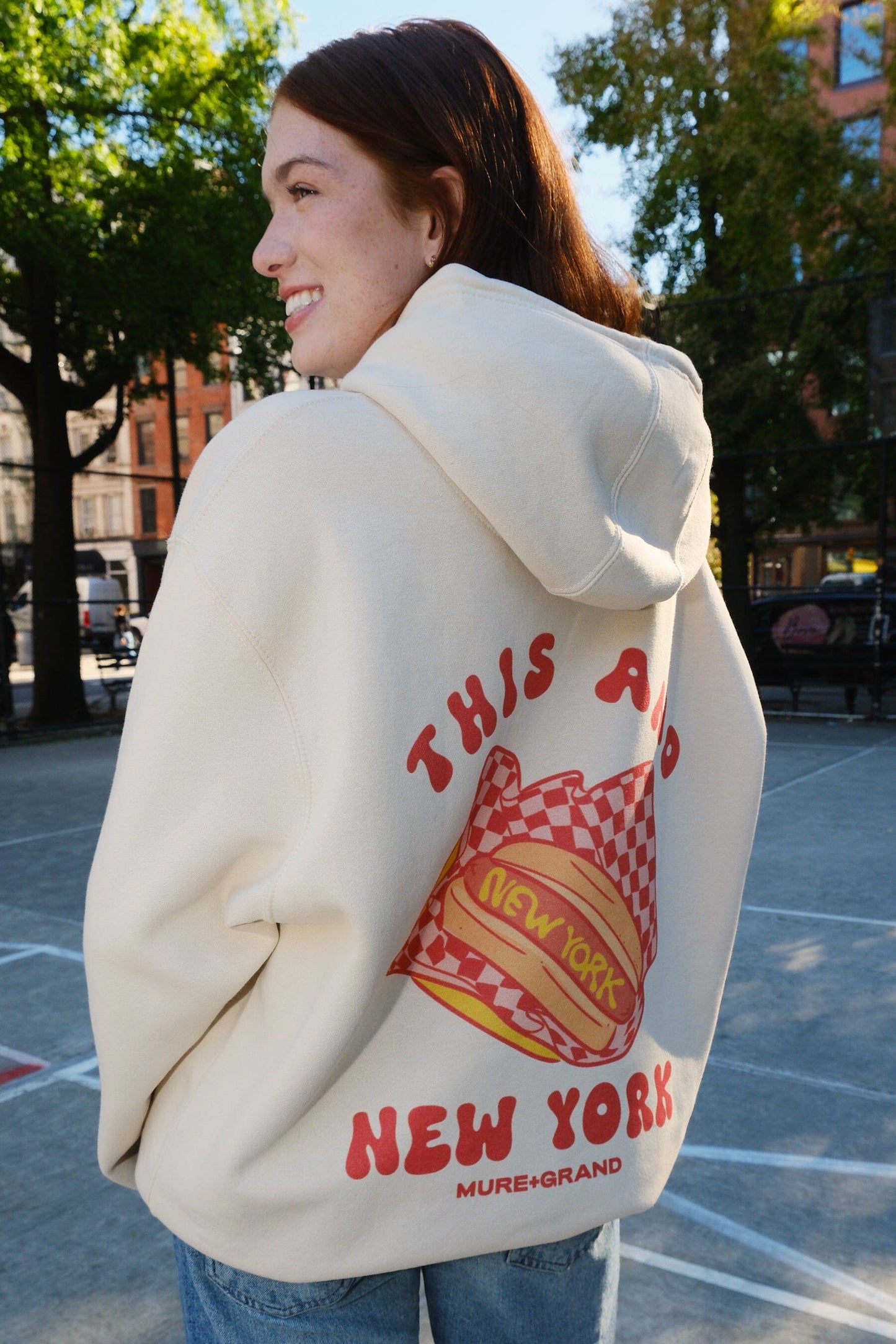 This And New York Graphic Hoodie Hoodie mure + grand