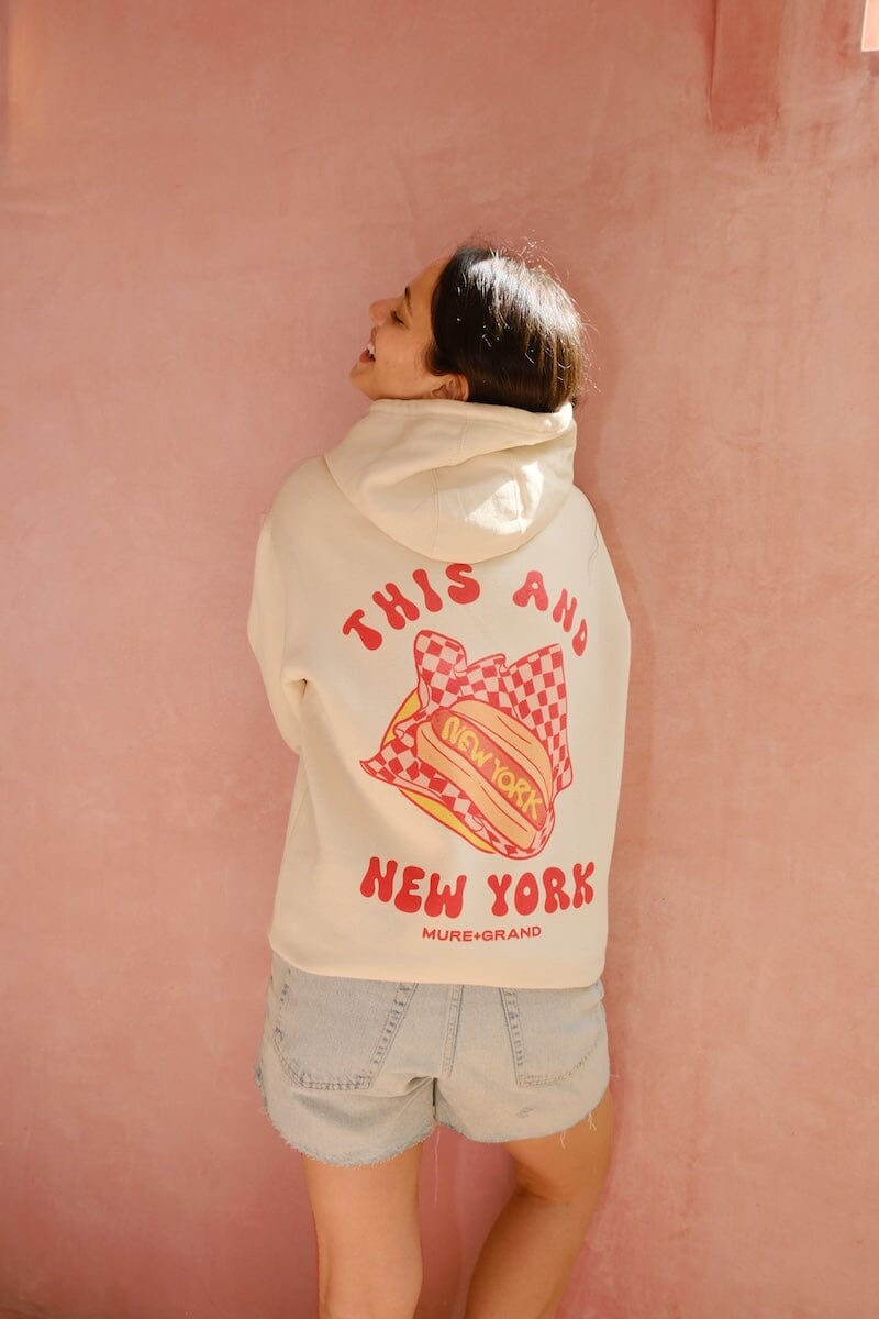 This And New York Graphic Hoodie mure + grand