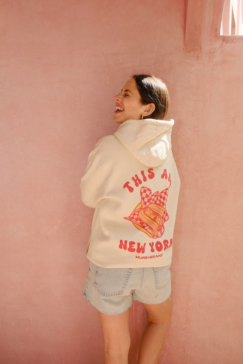 This And New York Graphic Hoodie mure + grand