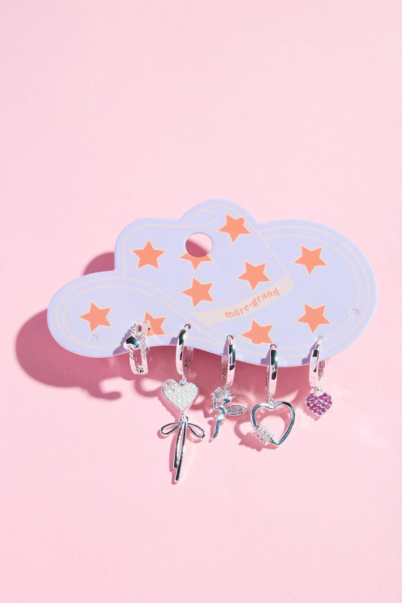 U R My Angel Earring Set Earrings mure + grand Silver