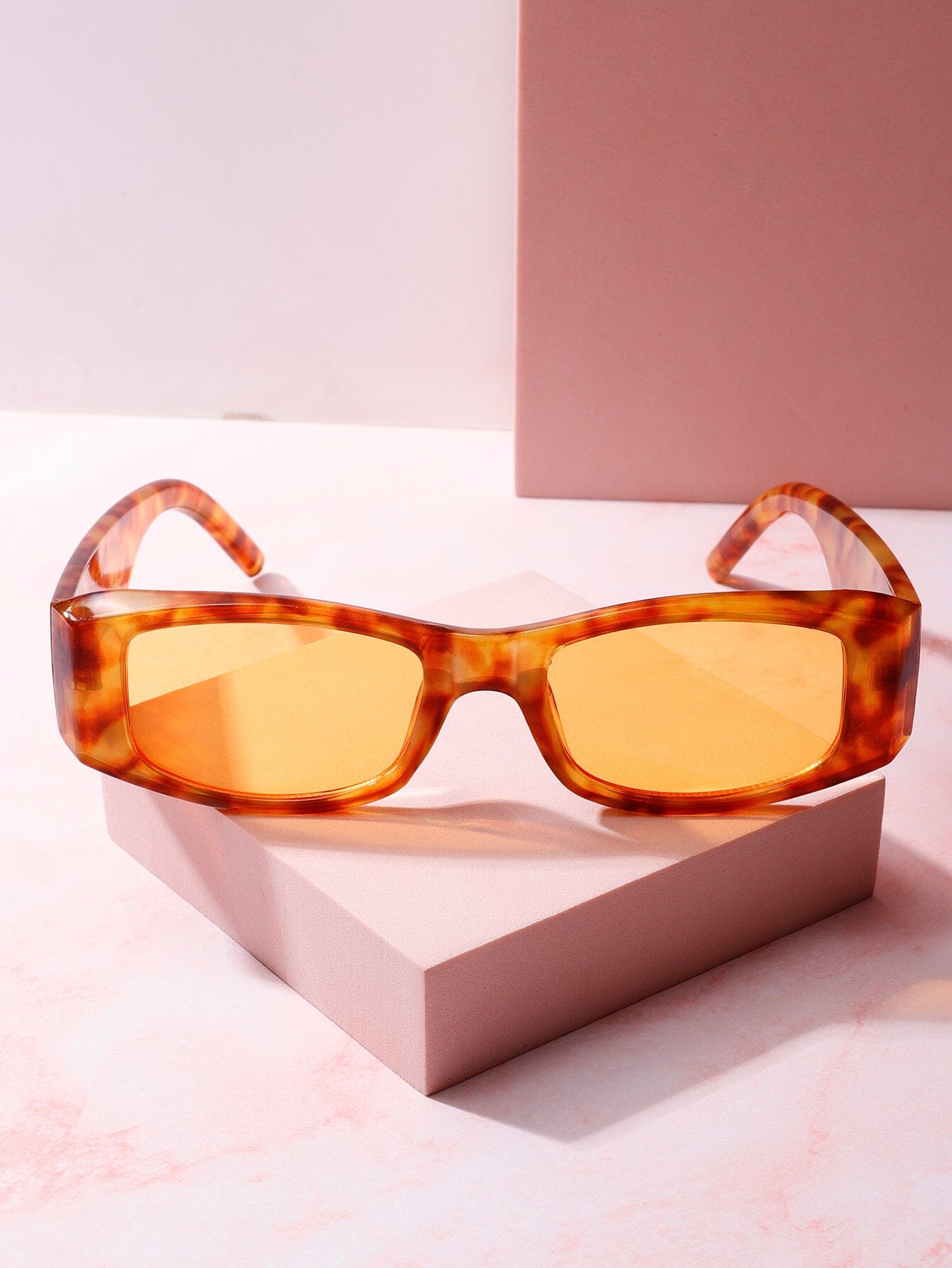 Vacanza Rectangle Frame Sunglasses Sunglasses mure + grand Tortoise/Orange