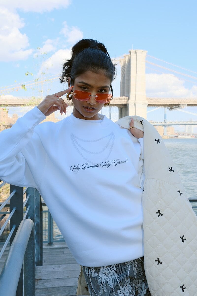 Very Demure Very Grand Graphic Sweatshirt sweatshirt mure + grand