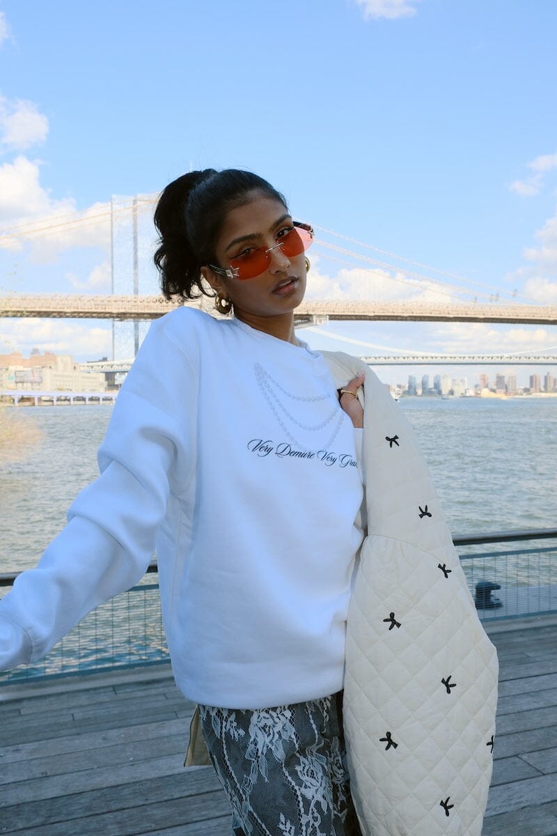 Very Demure Very Grand Graphic Sweatshirt sweatshirt mure + grand