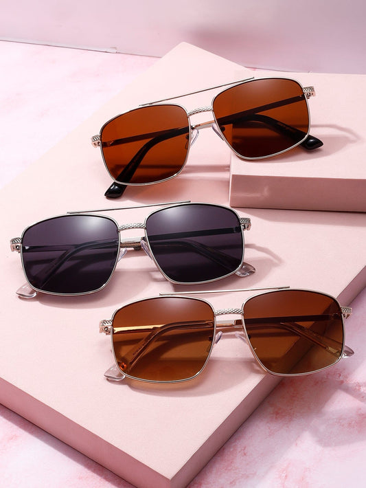 West Palm Metal Frame Aviator Sunglasses Sunglasses mure + grand