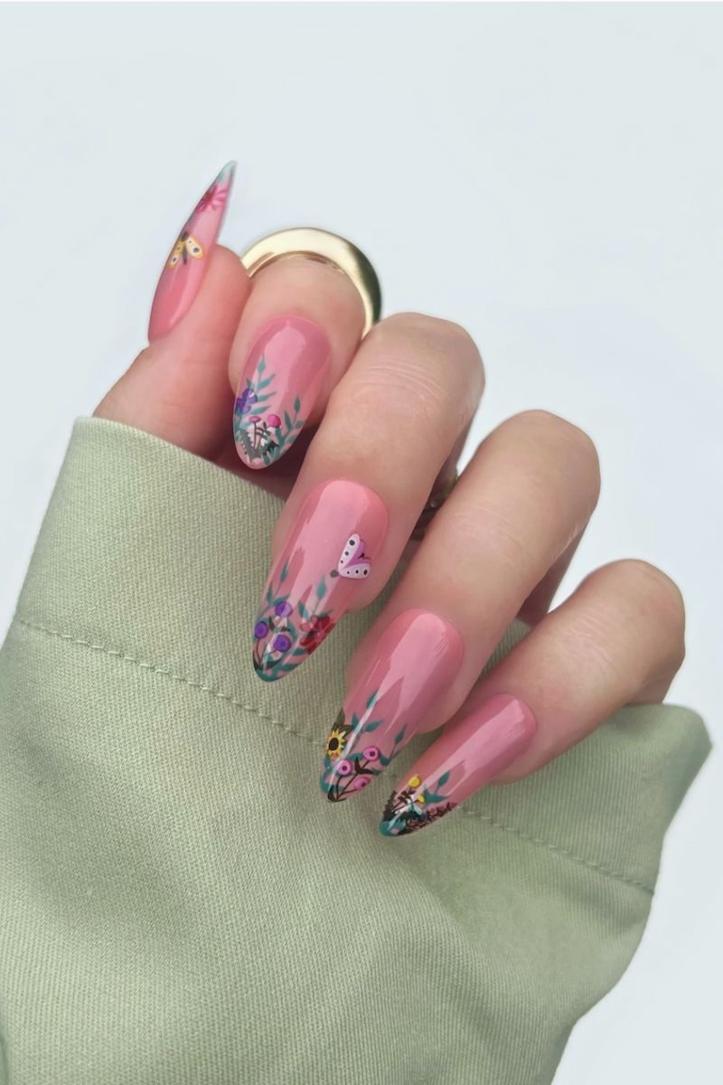 Wildflower Nail Art Stickers Nail Art Deco