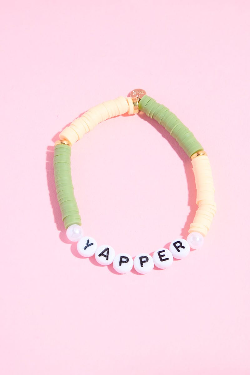 Yapper Inspirational Beaded Bracelet Bracelet mure + grand
