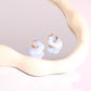 Acrylic Daisy Charm Dangle Earrings Earrings mure + grand Blue 