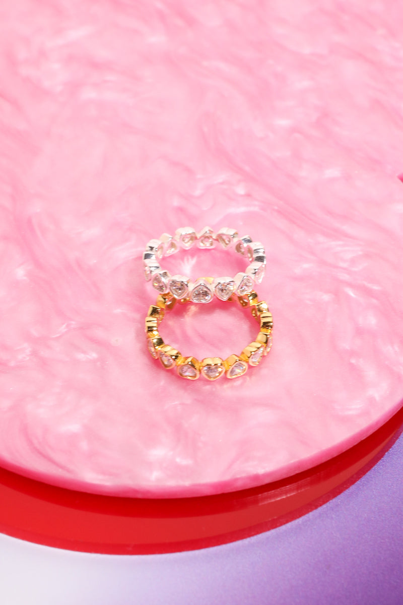 All Hearts Sterling Silver Ring Rings Mure + Grand 6 Gold