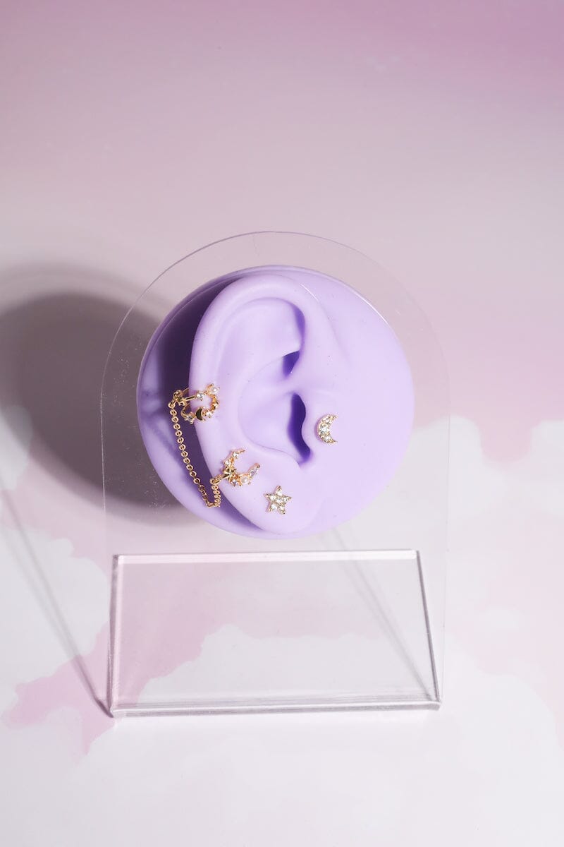 Among the Stars Ear Cuff Chain Link Earring Earrings Mure + Grand