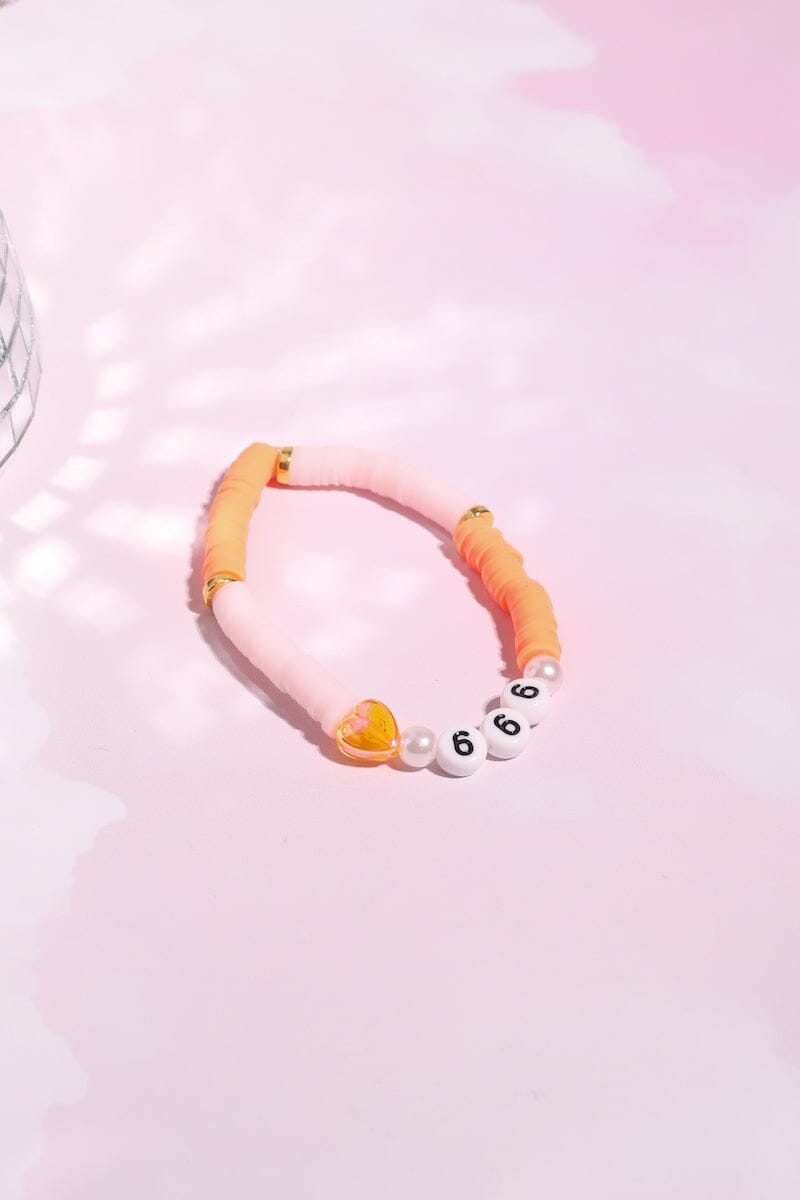 Angel Number Beaded Bracelet Bracelet mure + grand 666