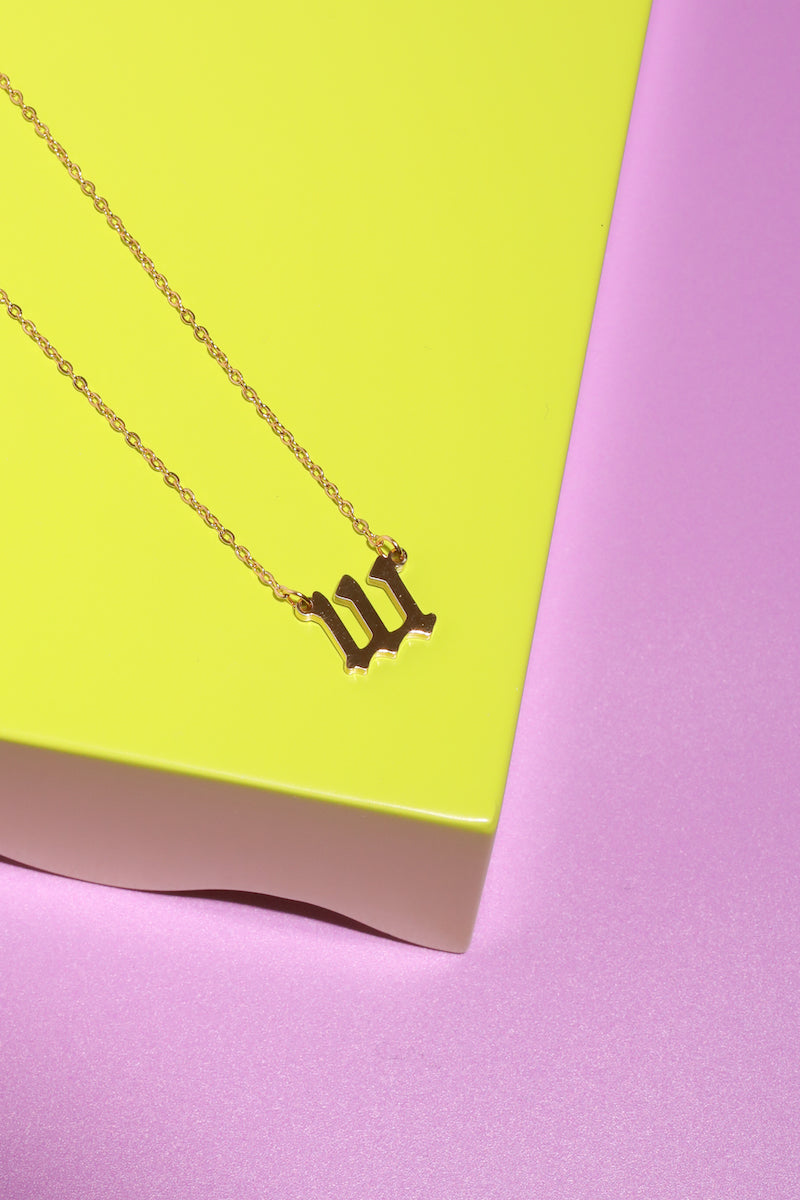 Angel Number Necklace Necklace Mure + Grand 111 Gold