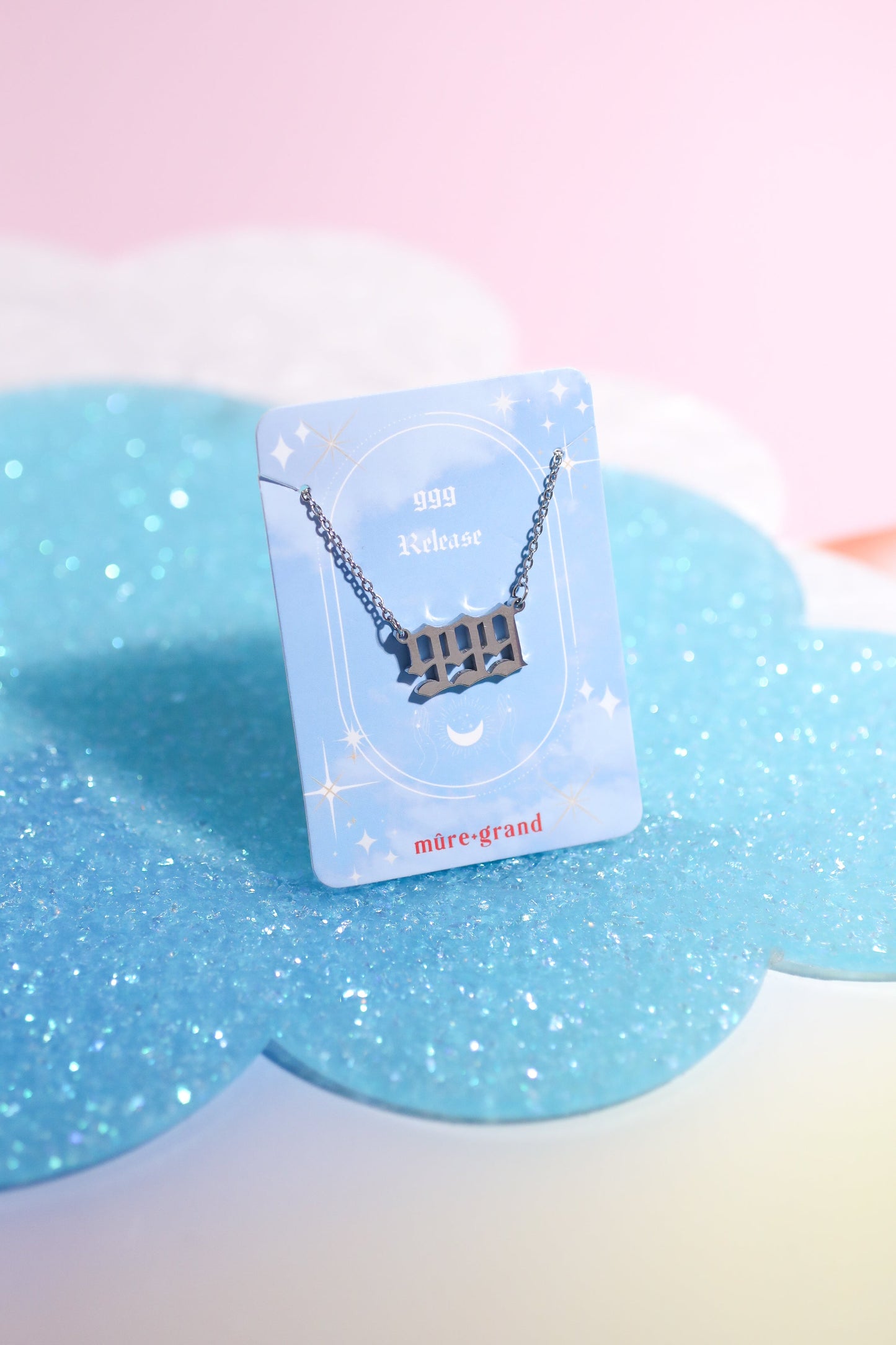 Angel Number Necklace Necklace Mure + Grand 999 Silver