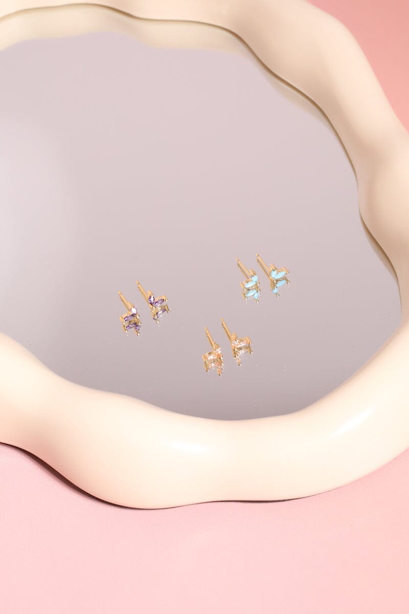 Angel Wings Sterling Silver Stud Earrings Earrings mure + grand