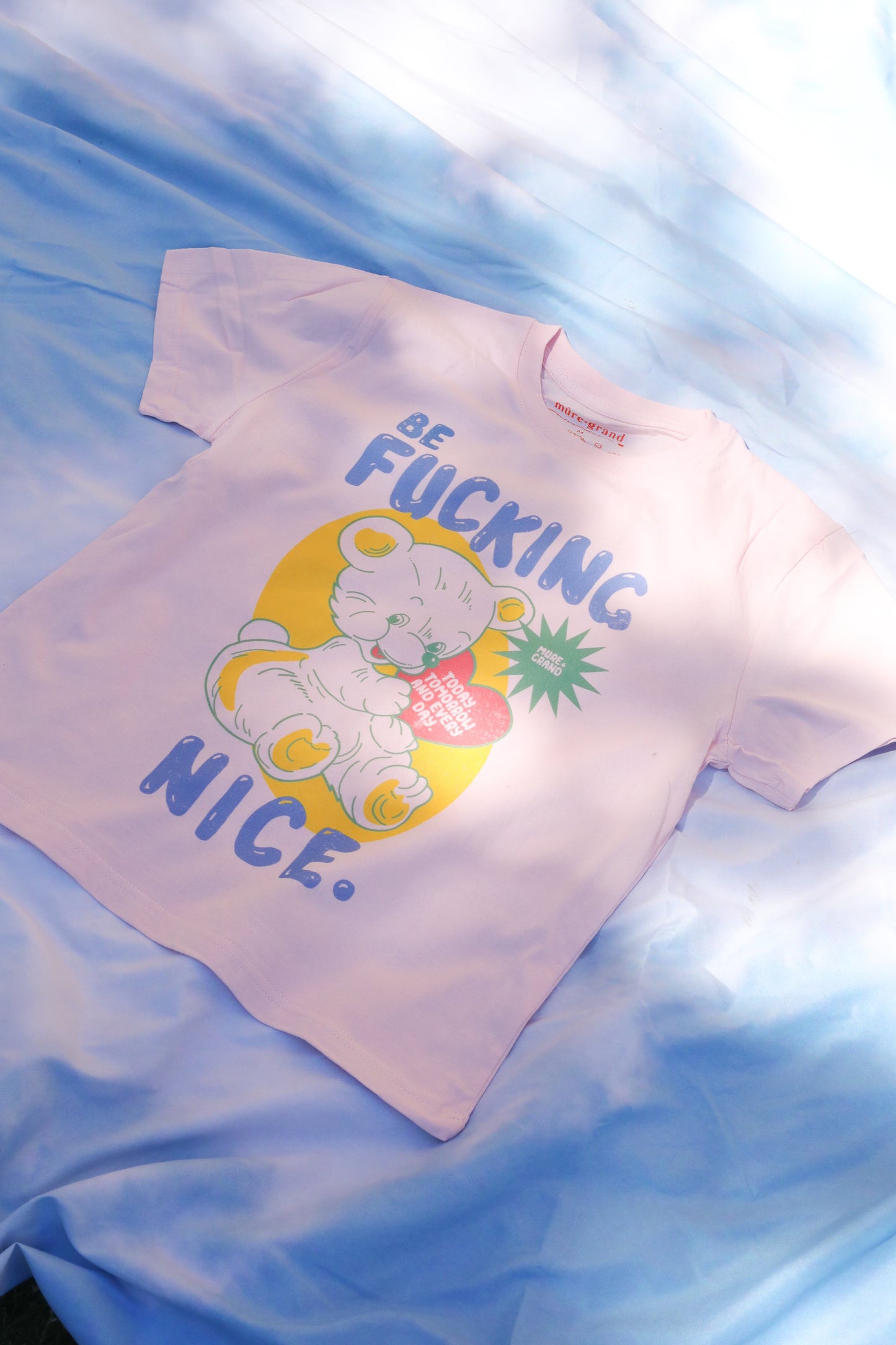 Be F*ing Nice Graphic T-Shirt t-shirt Mulberry & Grand