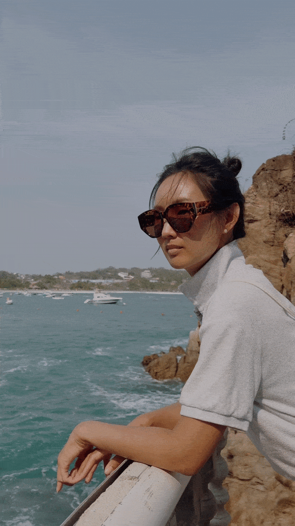 Beachy Keen Rounded Sunglasses Sunglasses Mulberry & Grand