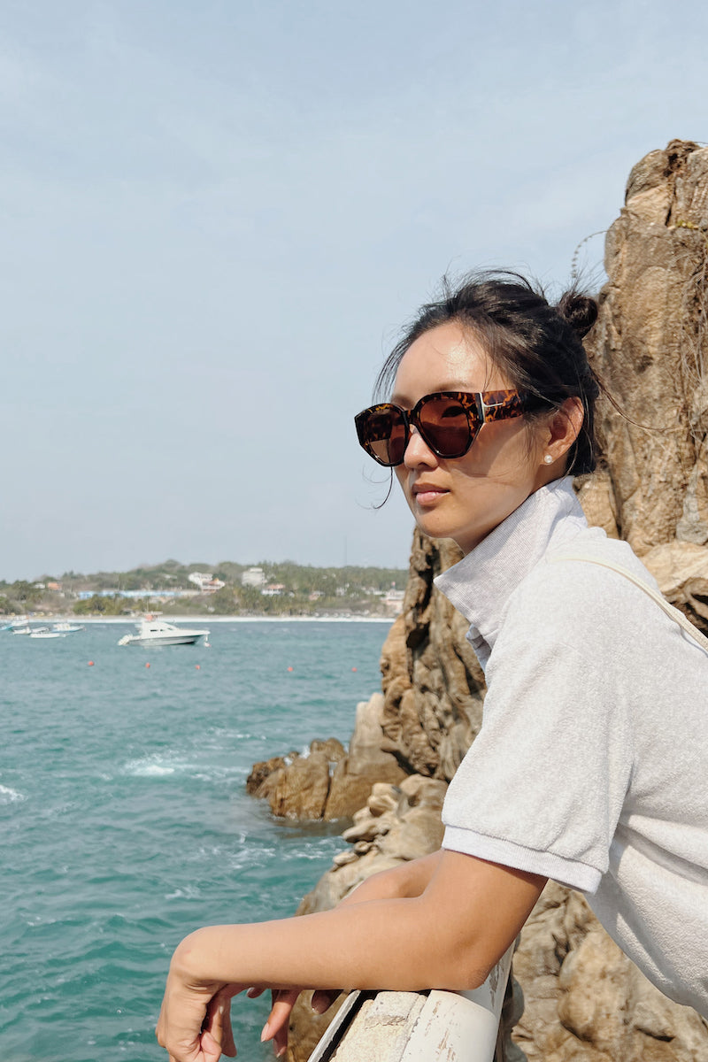 Beachy Keen Rounded Sunglasses Sunglasses Mulberry & Grand