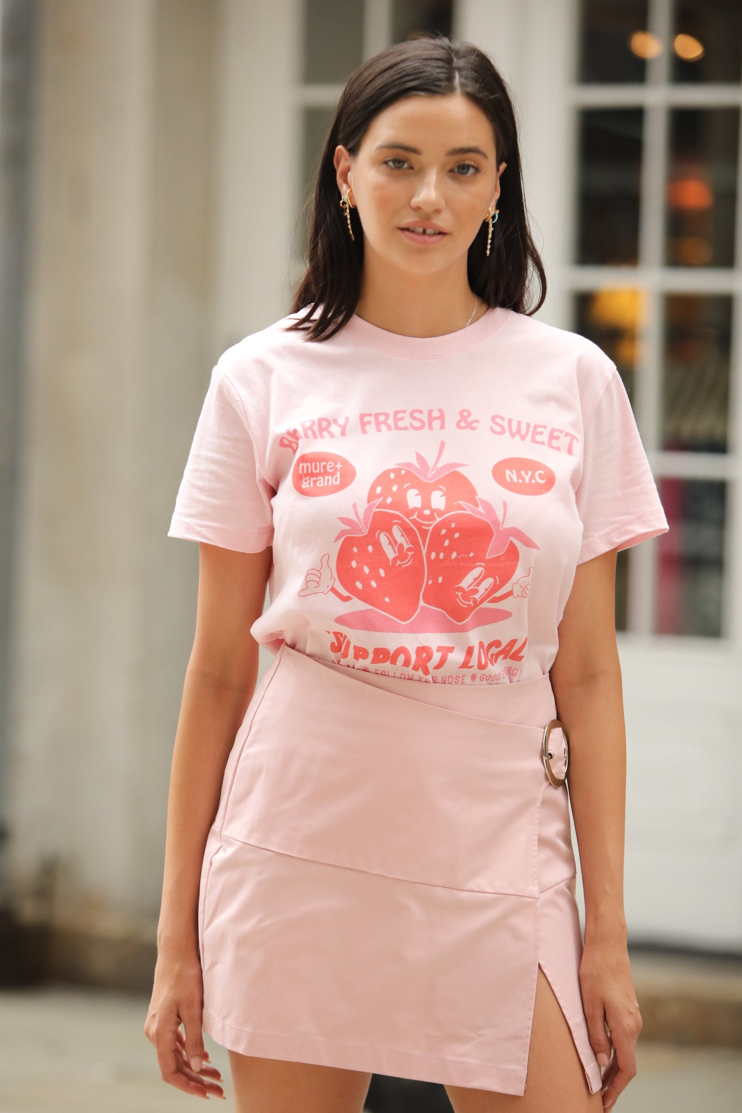 Berry Fresh + Sweet Graphic Tshirt t-shirt Mulberry & Grand