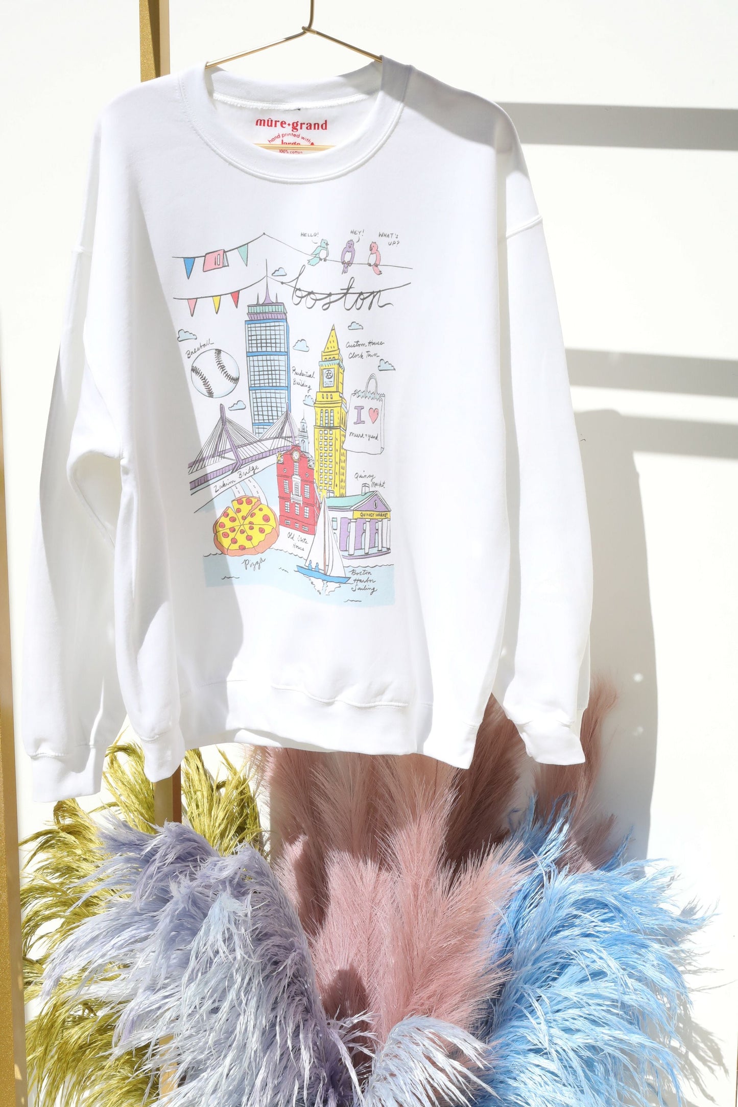 Boston Illustration Sweatshirt sweatshirt Mure + Grand