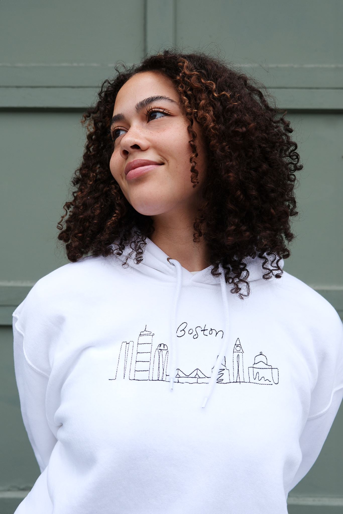 Boston Skyline Hoodie mure + grand