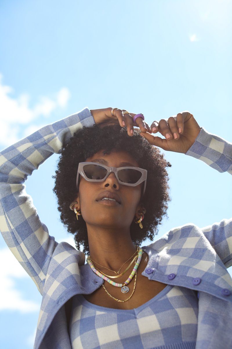 Breezy Chunky Frames Sunglasses Mulberry & Grand