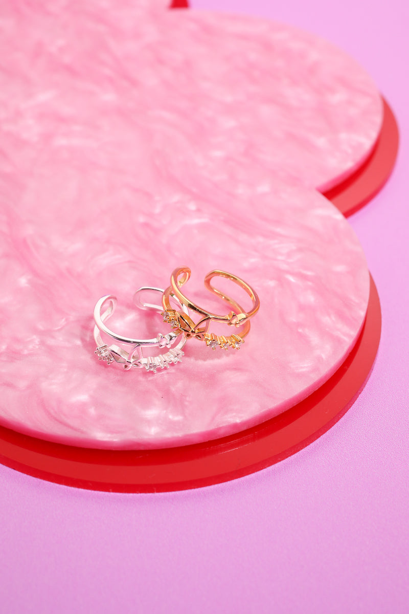 Butterfly Sterling Silver Stacking Ring Rings Mure + Grand