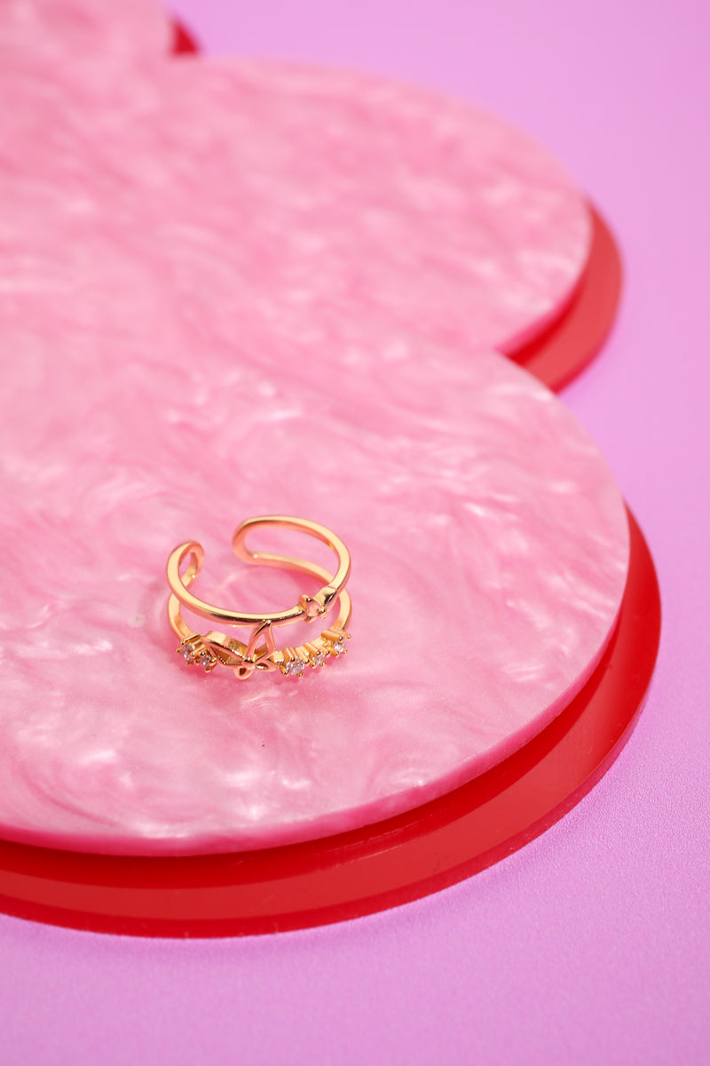 Butterfly Sterling Silver Stacking Ring Rings Mure + Grand Gold