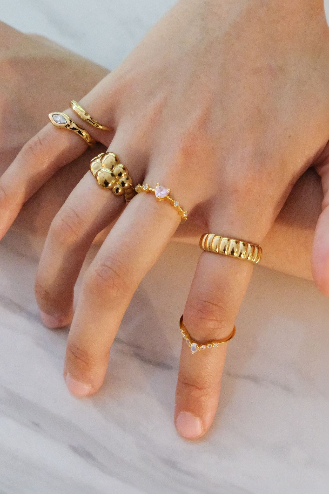 Celeste Stacking Ring Rings mure + grand