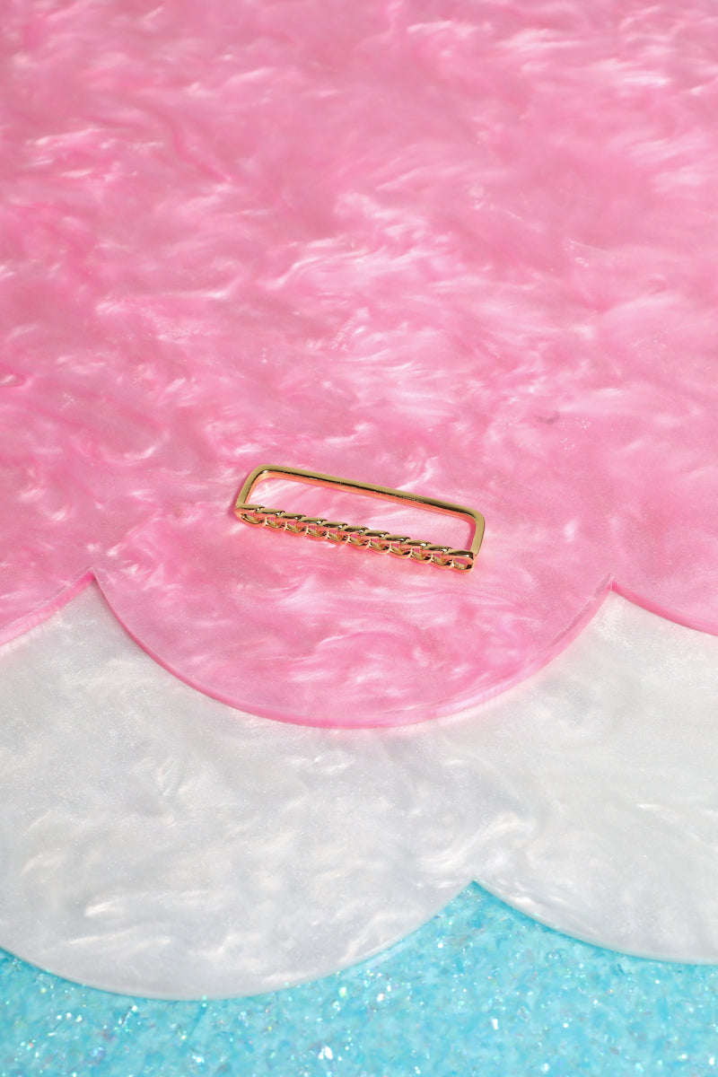 Chain Link Bar Ear Cuff Earring Mure + Grand Gold