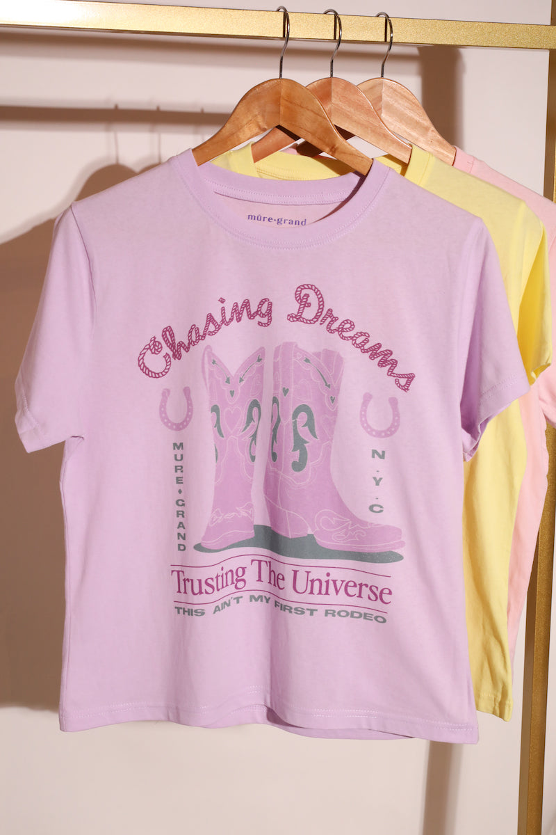Chasing Dreams Graphic Tshirt t-shirt Mulberry & Grand