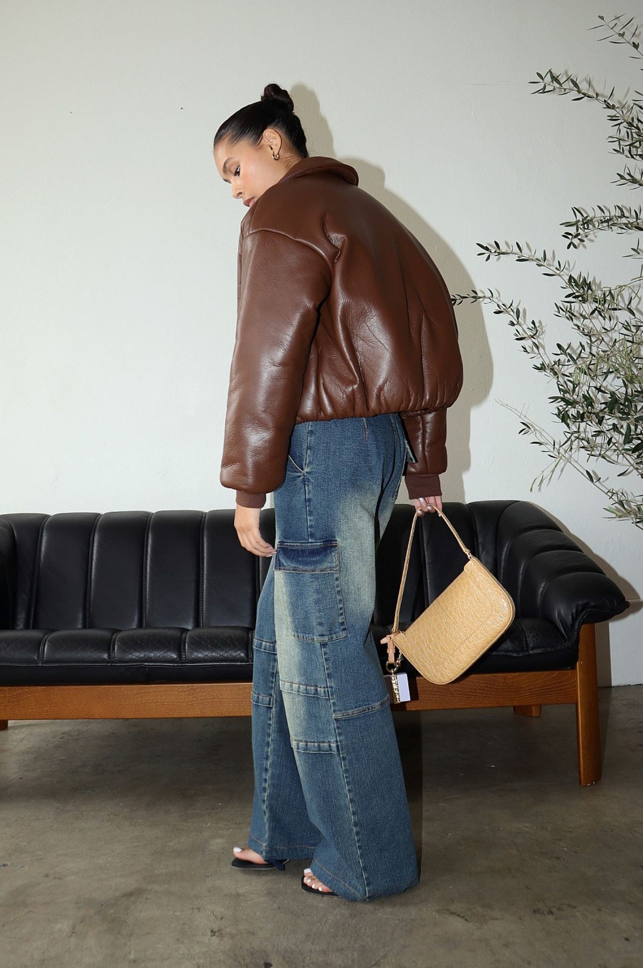 Chocolate Puffer Jacket Clothing Bailey Rose